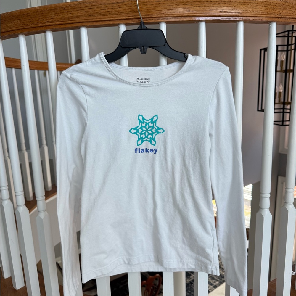 White Long Sleeve Womans Shirt